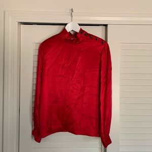 Liz Claiborne vintage silk blouse top